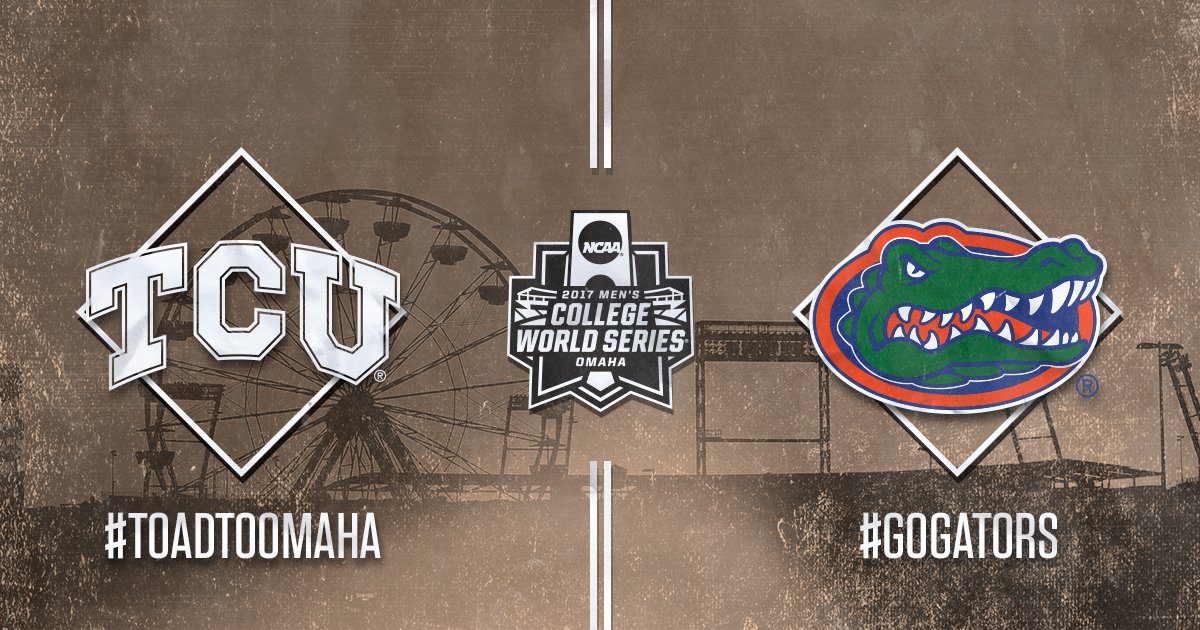 NCAABaseball's tweet image. 🐸 vs. 🐊

The battle is real and so is the Hashtag Battle!  Use it to help your squad get the W!

#ToadToOmaha vs. #GoGators