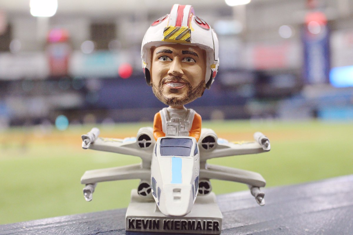 RaysBaseball's tweet image. RETWEET THIS for a chance to win a KK Star Wars bobblehead!

We're giving these out to the first 15,000 fans tomorrow at the Trop.