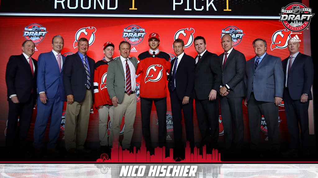 NHL's tweet photo. Nico's #1! #NHLDraft https://t.co/3yQiVa7JdW