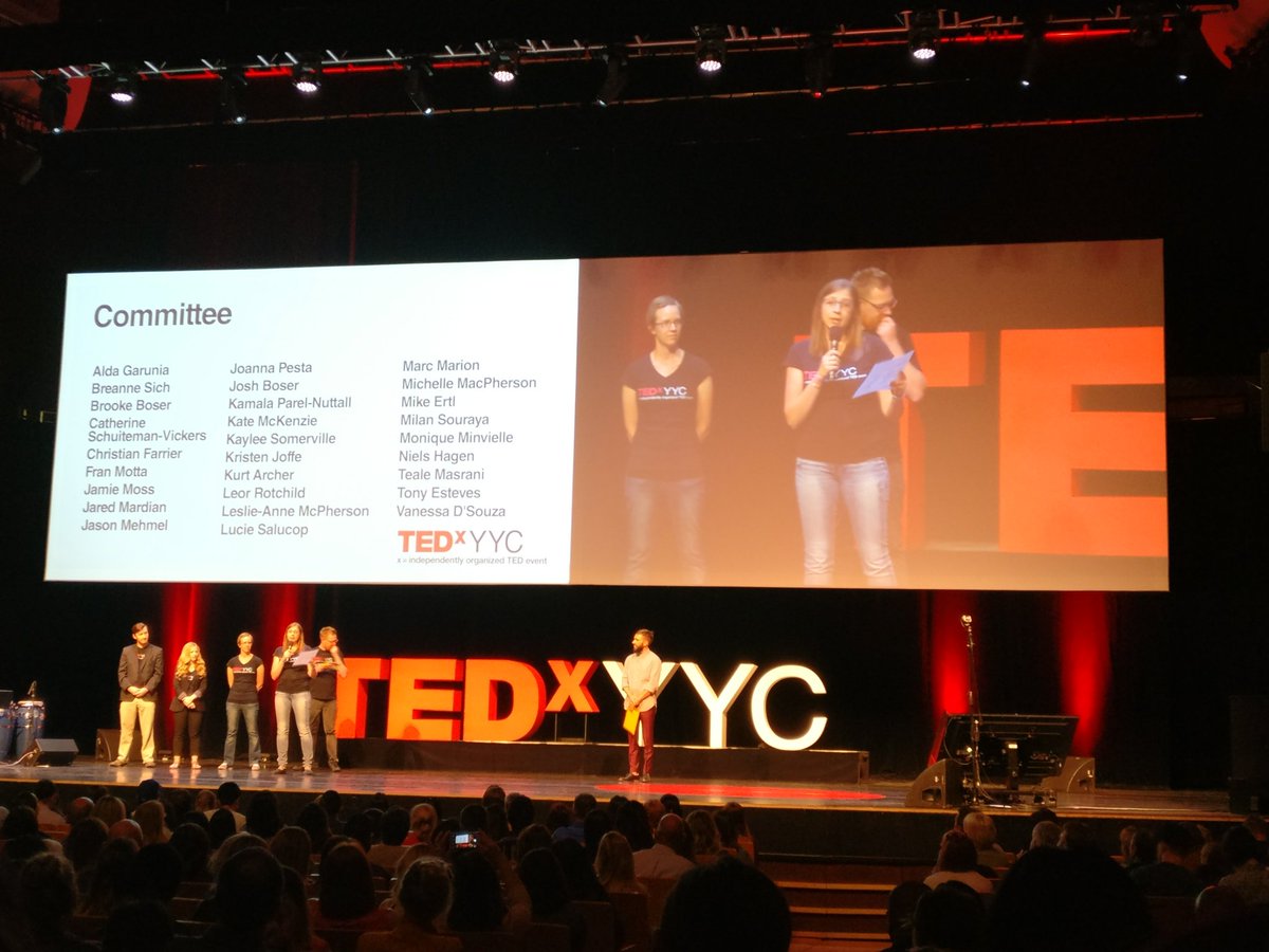 cmcalgary's tweet photo. Huge props to the volunteers who make @TEDxYYC happen! Here's this year's superstars #TEDxYYC #yyc https://t.co/gjBX4IcEhG