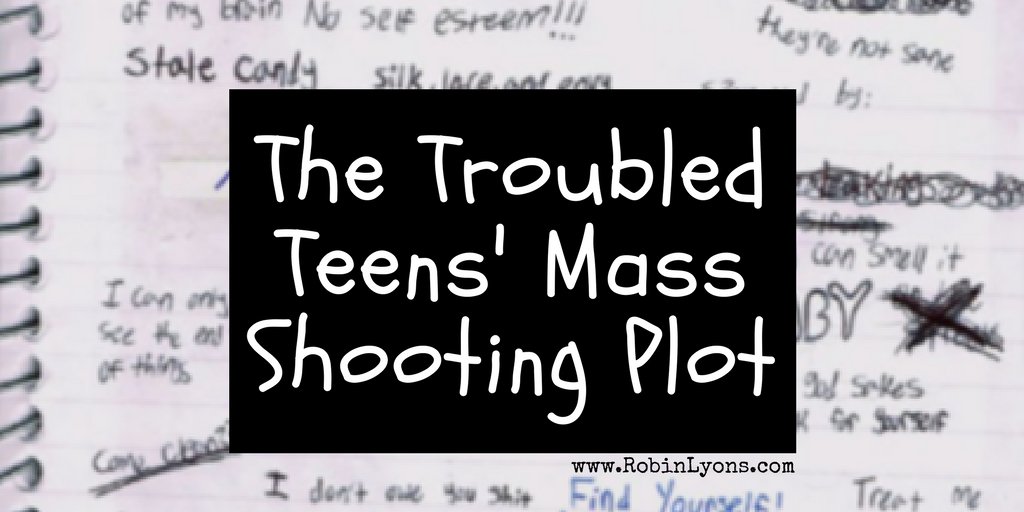 2RobinLyons's tweet photo. RT Pls TY! #BLOG POST #114: Two Troubled Teens’ Mass #shooting Plot
#TextATip #mondayblogs
https://t.co/yfgoIT0ePJ https://t.co/AMyoP76acx