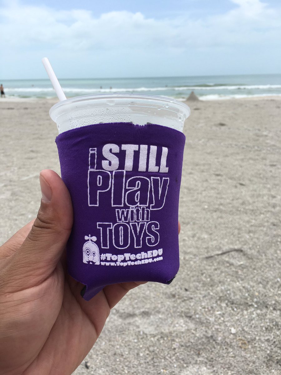 MikeLastra57's tweet photo. Had to bring my @TopTechEDU swag from #ST4T to the family vacation!! #stpetebeach #tradewinds #justletgo https://t.co/cO8i4vuvpd
