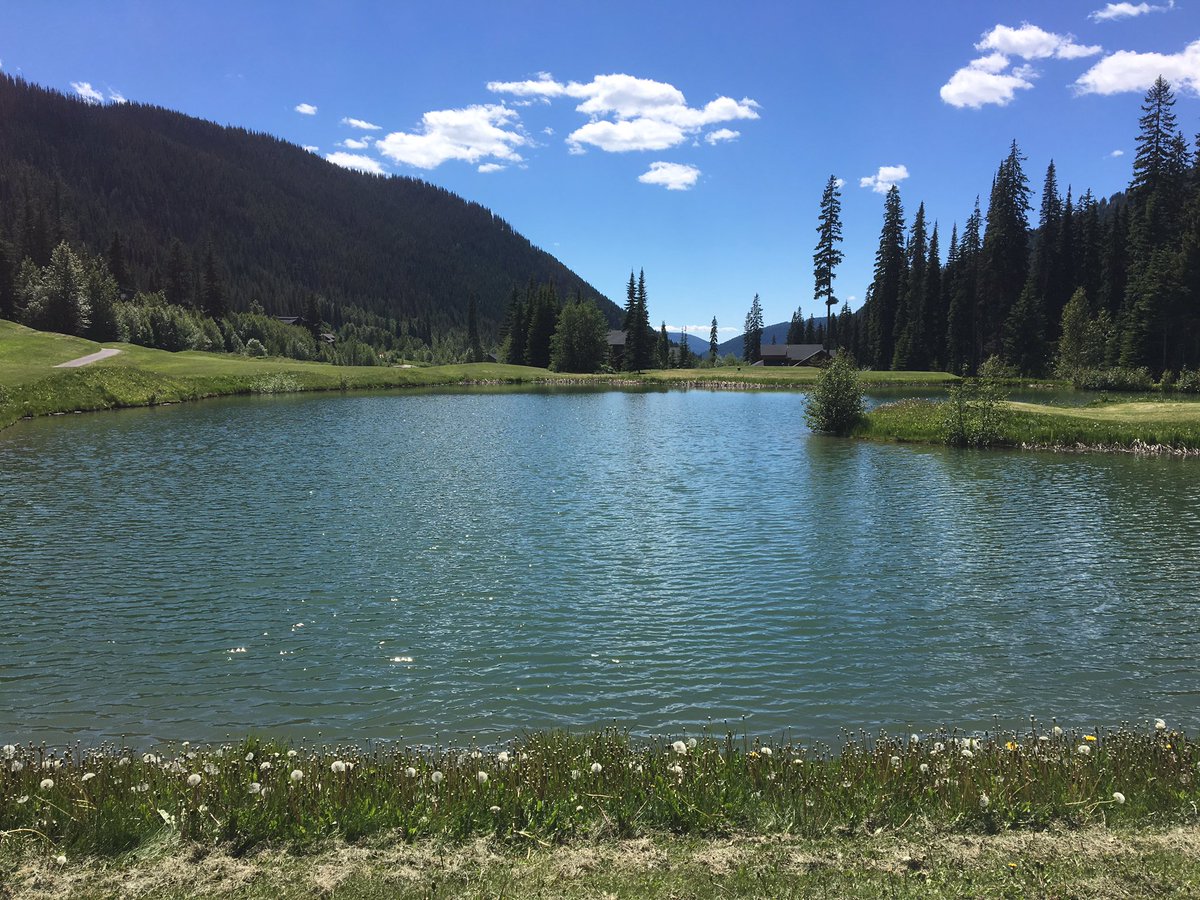 Beautiful day @sunpeaksgolf