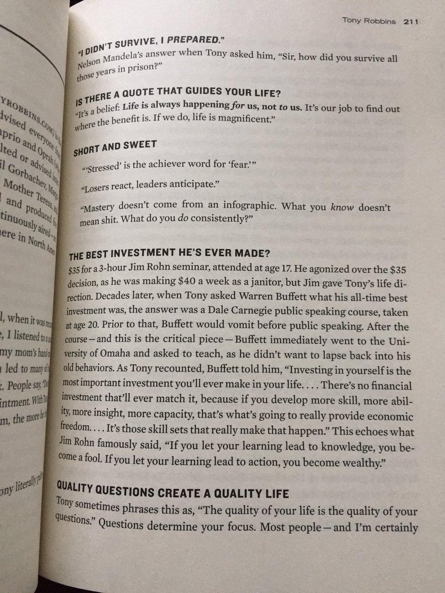 Kerrze's tweet photo. "The quality of your life is the quality of your questions" - Tony Robbins https://t.co/HDVCWmnCAA #TOT https://t.co/zApyfVFItx