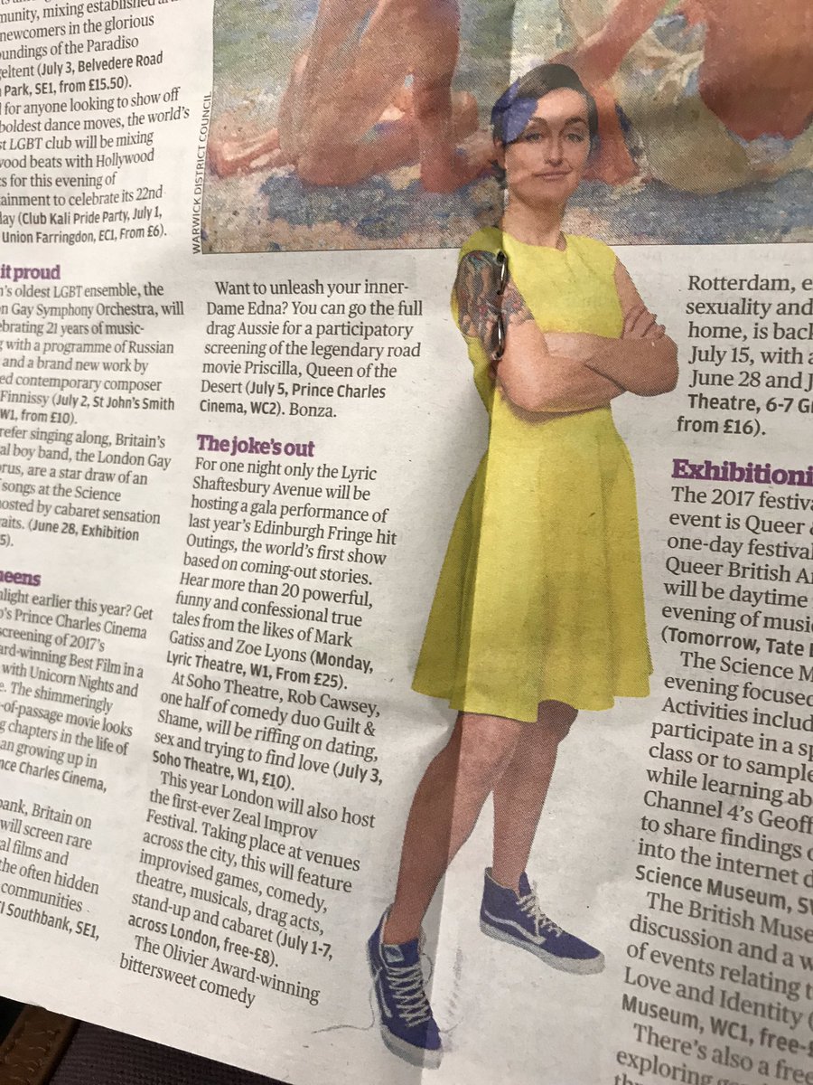 OutingsTheShow's tweet photo. Our gala spectacular @NimaxTheatres was chosen by @standardnews as one of the top events @LondonLGBTPride - some tix still avail for Monday! https://t.co/zJJfE4vurH