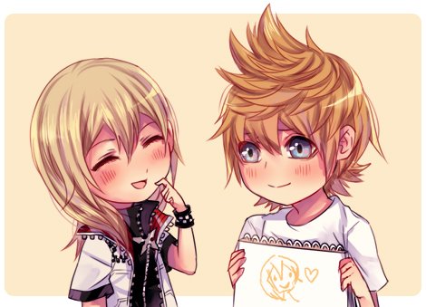seraphily's tweet photo. roxas and namine + role reversal!! https://t.co/CrVQbcfKW7