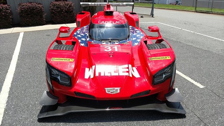 ericcurran31's tweet photo. Our @WhelenEng Cadillac is ready for the 4th of July at Watkins Glen! Love the patriotic livery! 🇺🇸 @IMSA @AX_Racing @danecameron19 https://t.co/OcmJZfP8hO