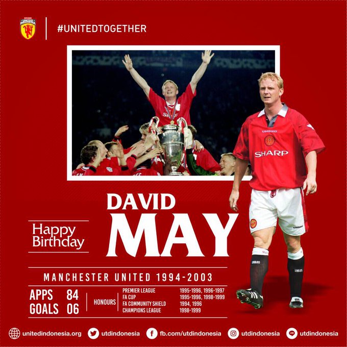 Happy birthday David May! Wish you all the best from Indonesia!  