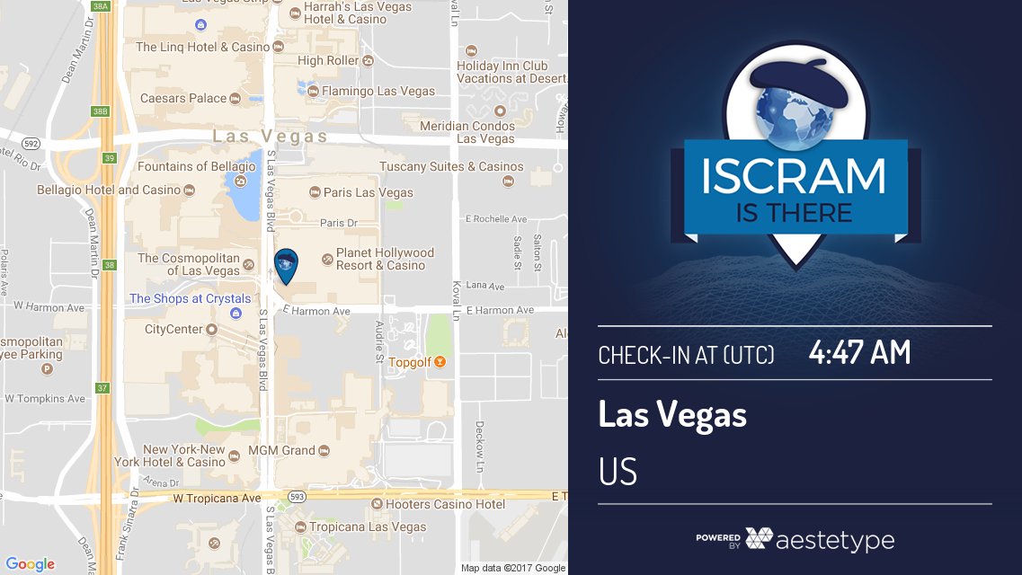 ISCRAM is There tweet media