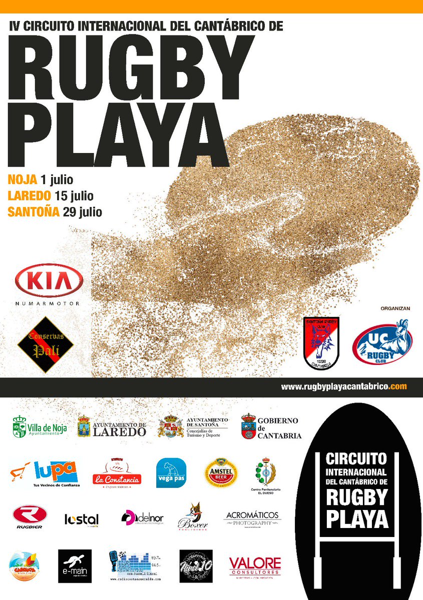 rugby playa Cantábrico (@sevensantona) on Twitter photo Aquí tenéis el cartel del circuito 2017 <a href="/wissthemama/">WISS Rugby7</a> <a href="/cant_infinita/">Cantabria Infinita</a> <a href="/turismosantona/">Turismo Santoña</a> <a href="/AytoNoja/">Ayuntamiento de Noja</a> @Noja_escapada <a href="/GarfantaNoja/">Garfanta Noja</a> <a href="/RugbierEurope/">RUGBIER</a> Aquí tenéis el cartel del circuito 2017 <a href="/wissthemama/">WISS Rugby7</a> <a href="/cant_infinita/">Cantabria Infinita</a> <a href="/turismosantona/">Turismo Santoña</a> <a href="/AytoNoja/">Ayuntamiento de Noja</a> @Noja_escapada <a href="/GarfantaNoja/">Garfanta Noja</a> <a href="/RugbierEurope/">RUGBIER</a>