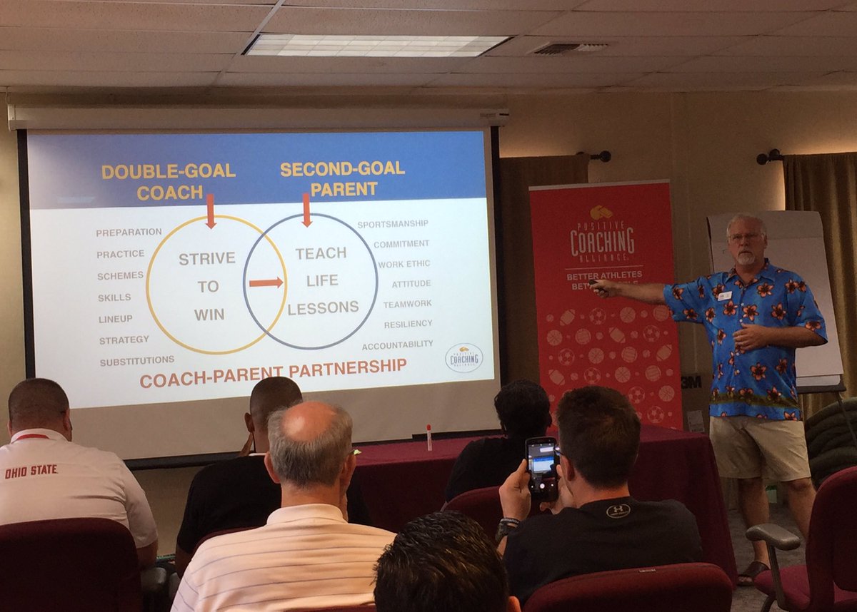 MollyBWhittaker's tweet photo. @CoachLok discussing importance of coach-parent relationship. @PositiveCoachUS #PCAonDisplay #BetterAthletesBetterPeople https://t.co/nBQiWvPJ4V