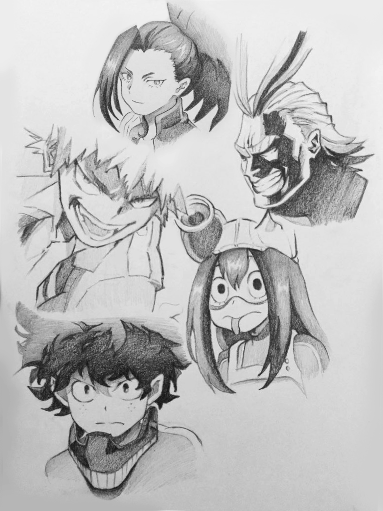 andreapaints4's tweet photo. To celebrate the amazingness that is My Hero Academia, I decided to do some sketches ππ #Anime #Art #ReferencePics https://t.co/77qcBGL9SI