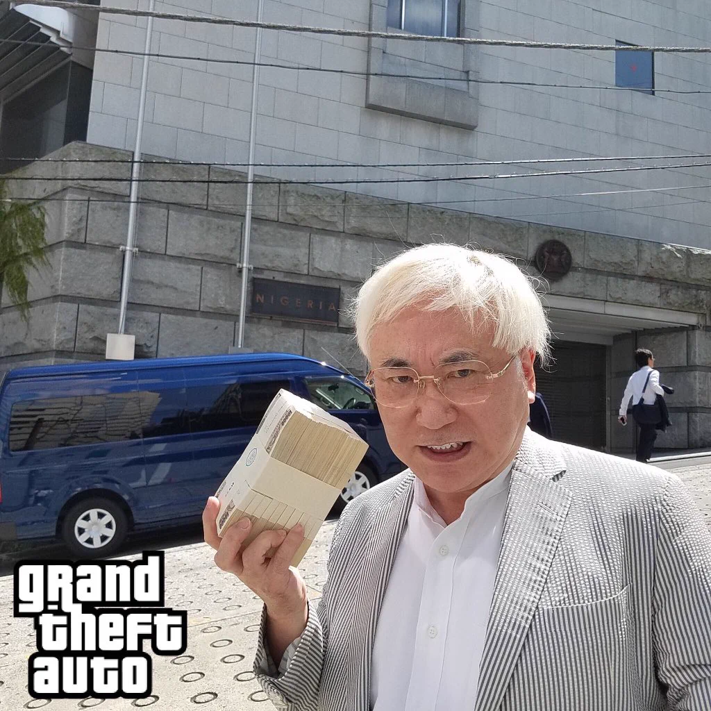 本物札束ってのはこうだ！高須院長が札束を持つ写真がまるでグラセフのワンシーンｗｗ