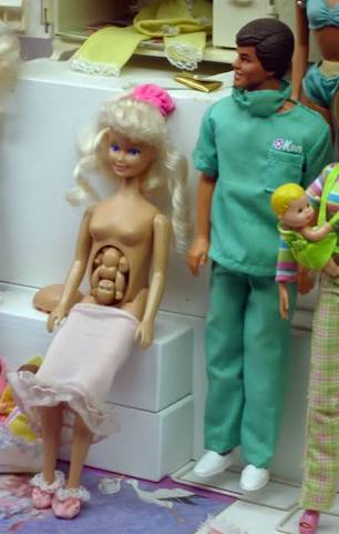 Barbie Gravida Original Antiga