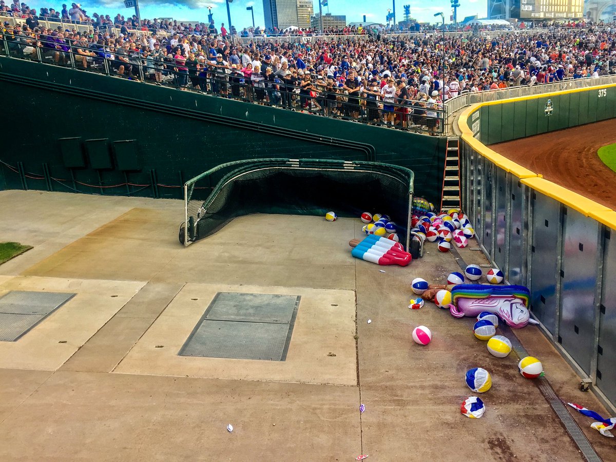 NCAABaseball's tweet photo. Beachball Graveyard. #CWS https://t.co/QpDAGCCqjt