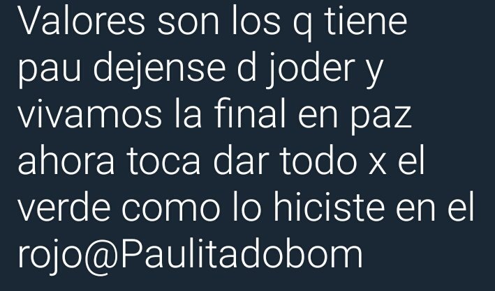 AriaaMaria1's tweet photo. @Paulitadobom gracias por darlo todo. https://t.co/jPRUtd9oEm