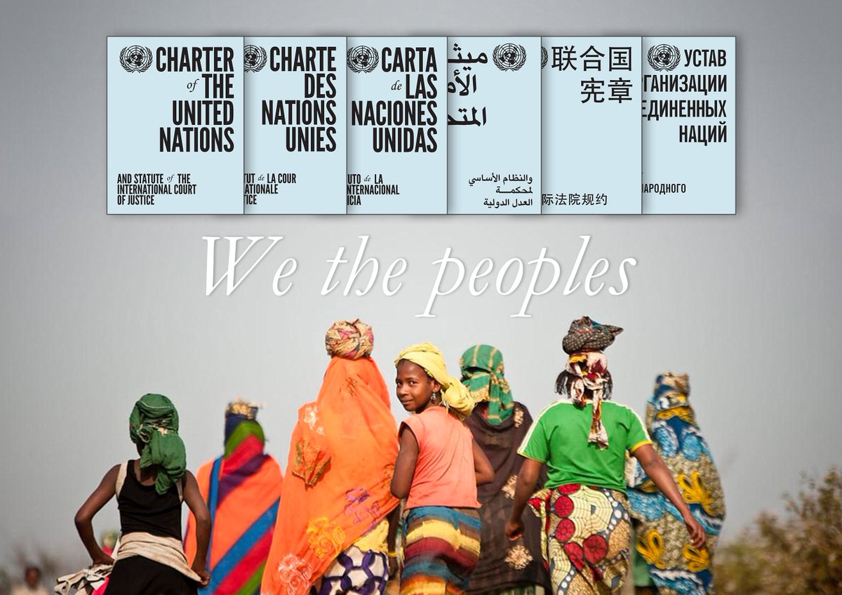 UN's tweet image. Monday is #CharterDay, 72 years since 50 countries founded the UN in San Francisco: bit.ly/2stzx4s