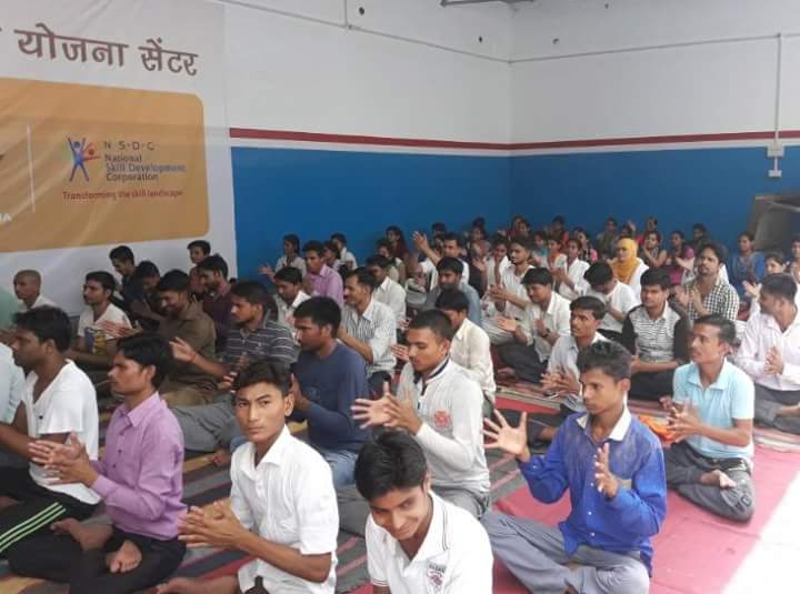NgoPrf's tweet photo. Yoga day celebration at our Maudaha(hamirapur up) center @rascitweet @MSDESkillIndia @nsdv @RajivPratapRudy @narendramodi #RBVS #PMKVY https://t.co/Hlteq1xm7u