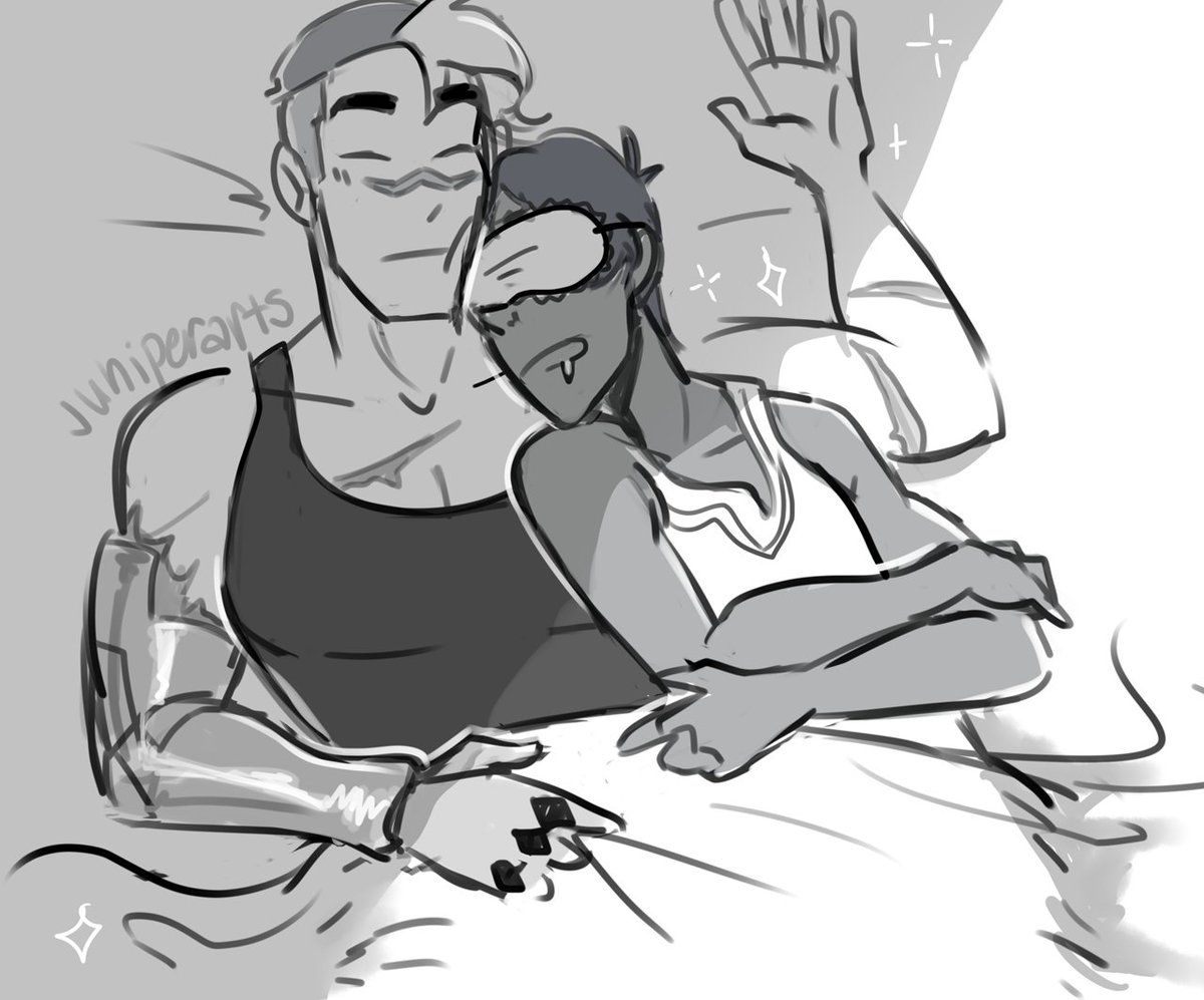 Some Shance doodles because Shance is good for the soul?
#Voltron #shance
