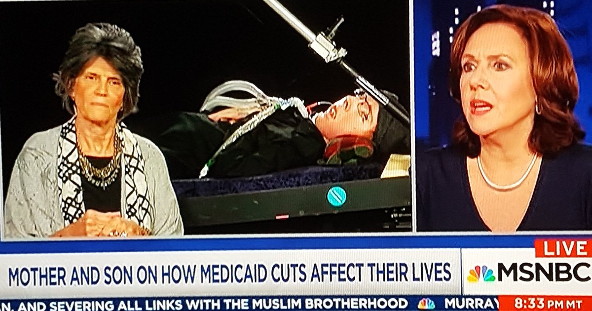 Mikeggibbs's tweet photo. Joan Walsh: "What the hell kind of a country are we that Michael has to lose sleep wondering if he can stay at home w his family?" #Lastword https://t.co/MzROs6iiuE
