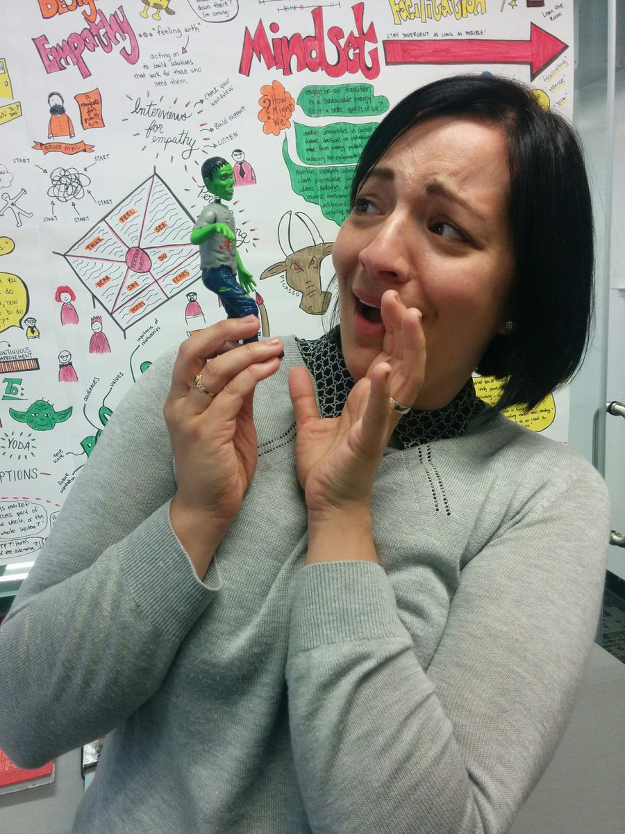 AlbertaCoLab's tweet image. Don't let @frawlspace scare you - I'm really a nice zombie. I love meeting new humans at #CoLabAB. Welcome to #yeg Fran! 👍