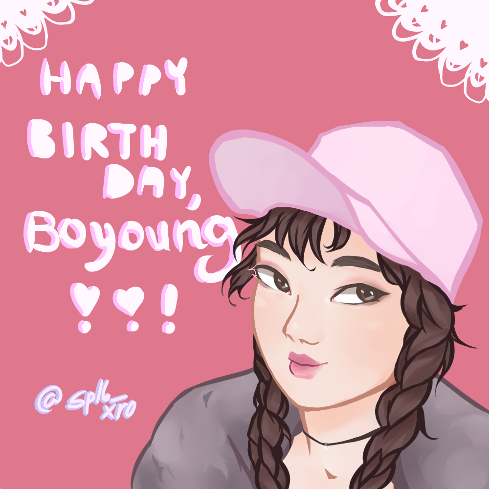 Boyoungsarchive's tweet photo. 🎨#FanArtFriday from @sp16_xro for Boyoung's birthday! Such amazing art skills~🎨 https://t.co/zeLBQ0zu5J