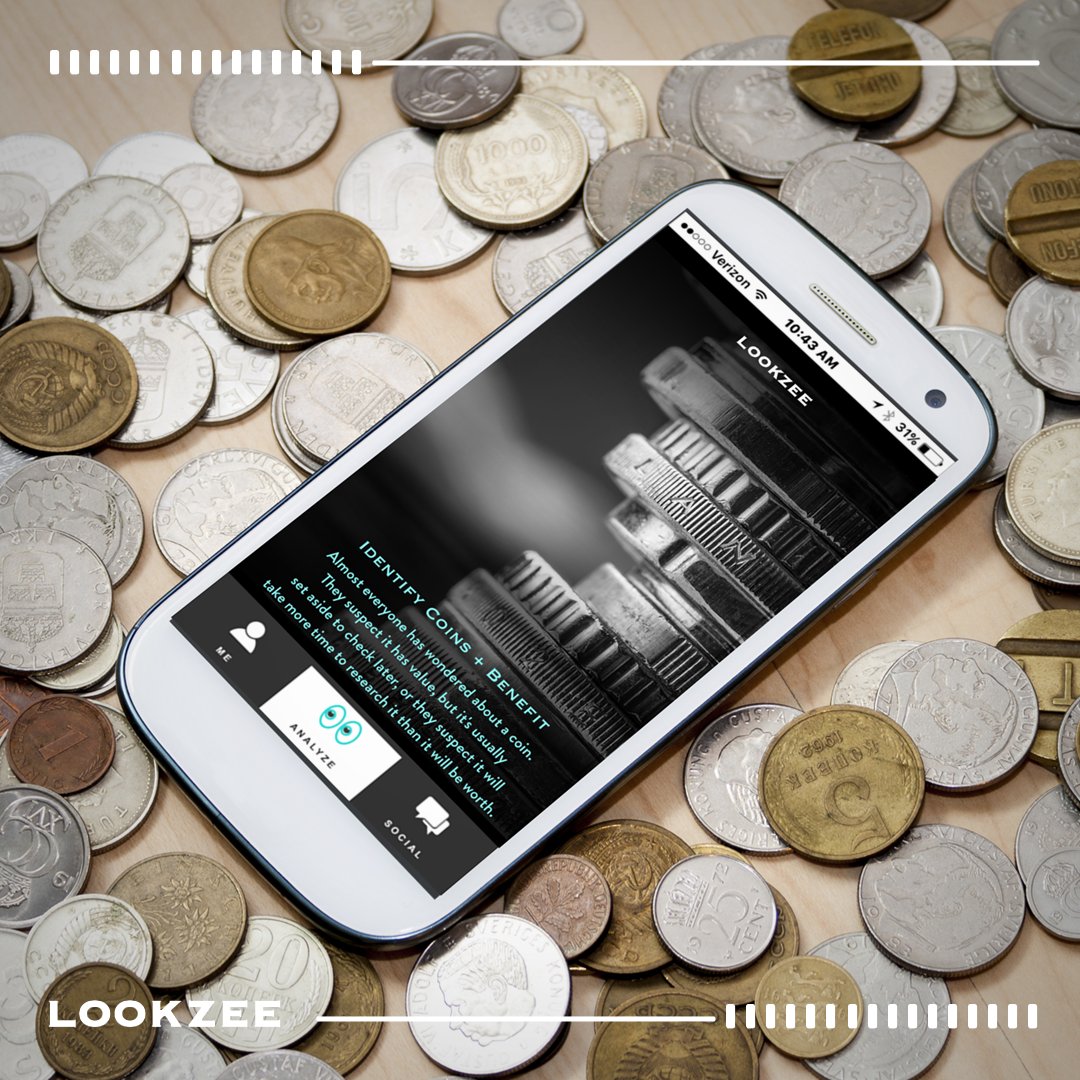 lookzee_app's tweet image. We've worked hard on this #technology. #recruiting now to make the big build. First #app to grade a coin via mobile device. @lookzee_app