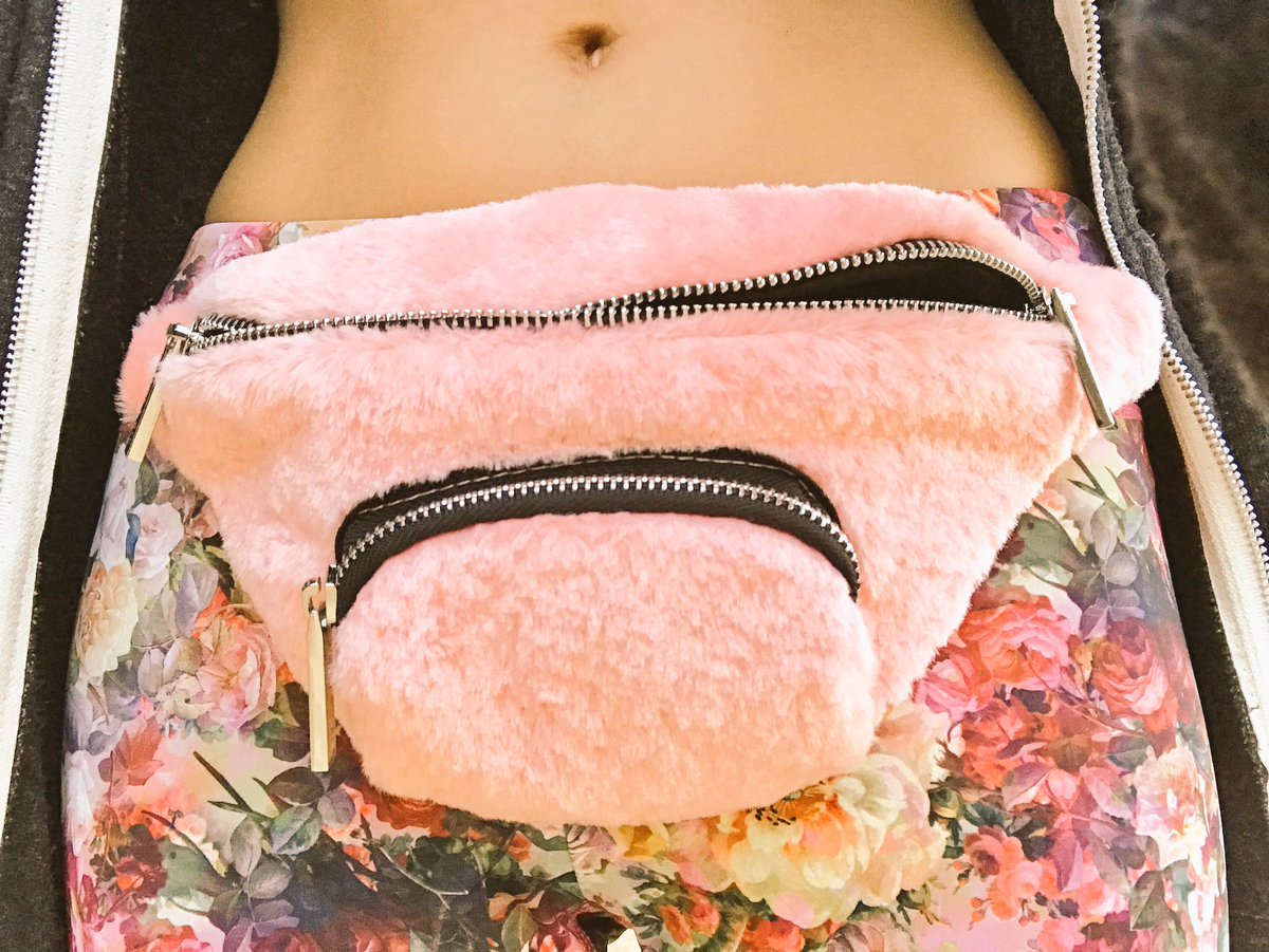 justice fanny pack with initials