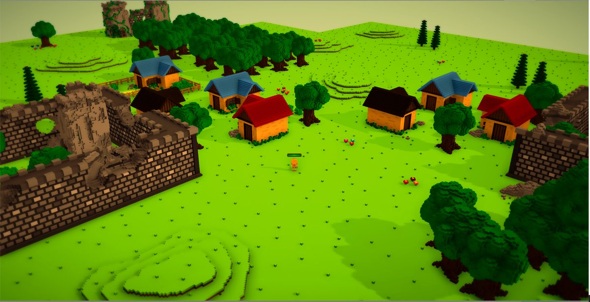 BlueShadowProd's tweet image. A nice, little, randomly generated village in #InfinityCube
#indiedev #gamedev #indiegamedev #indiegamelover 
#madewithunity @madewithunity