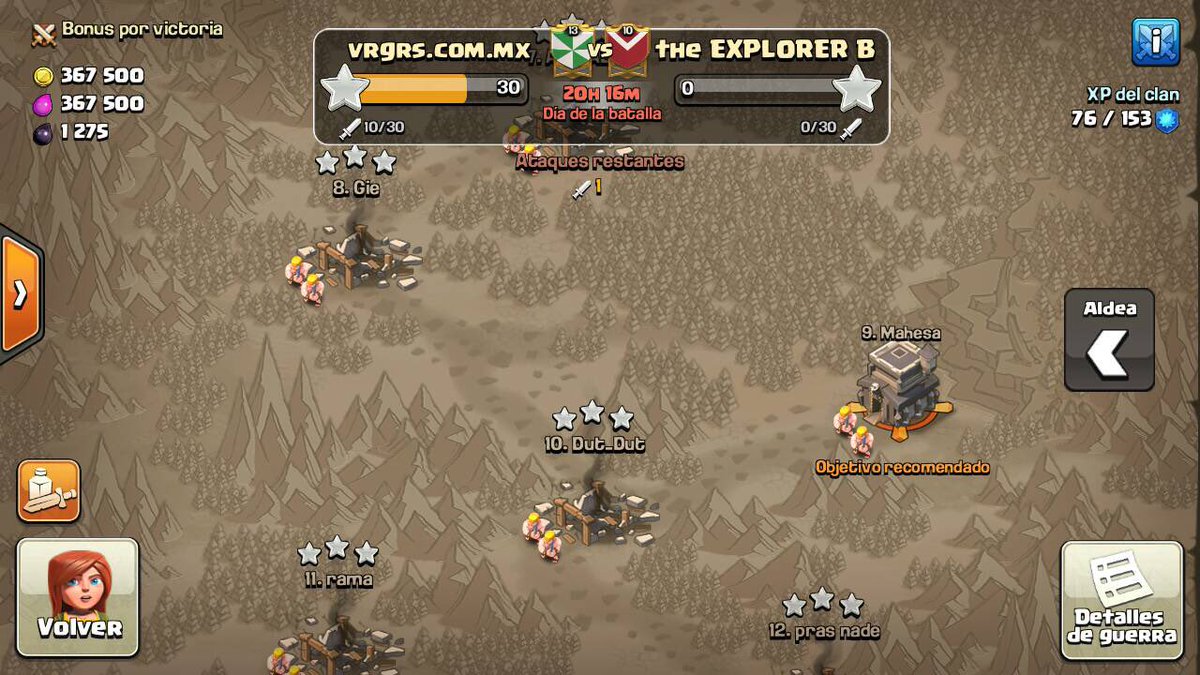 Buen inicio de guerra 10/10, trabajar por la PW!