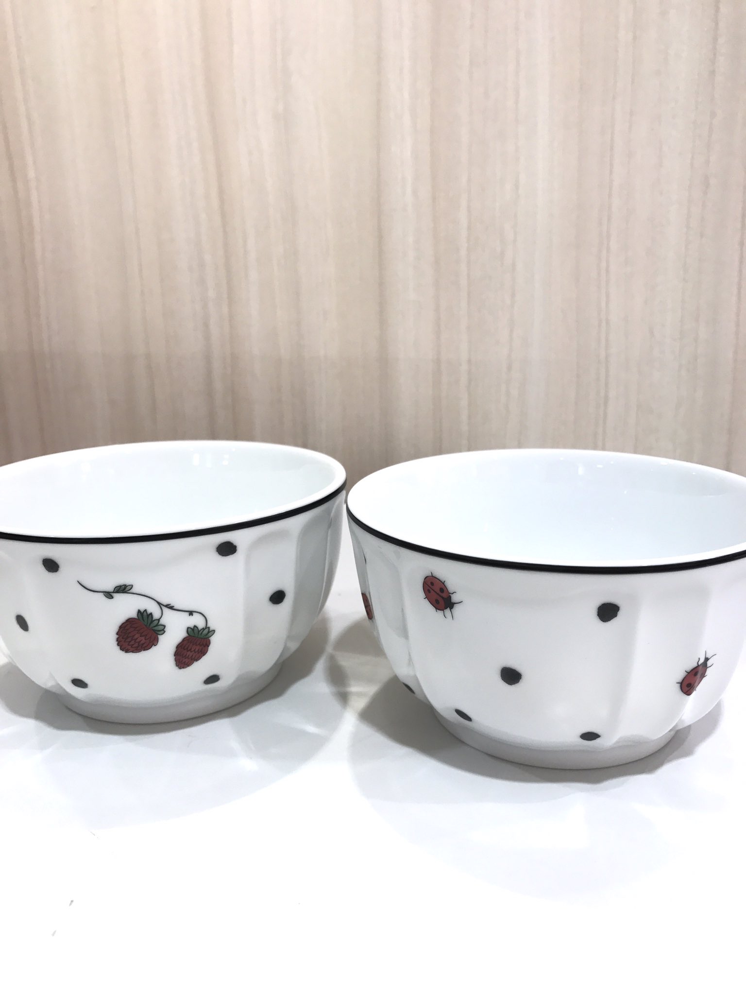 Richard Ginori　リチャードジノリ　てんとう虫＆野いちご食器セット Richard Ginori リチャードジノリ てんとう虫＆野いちご食器セット