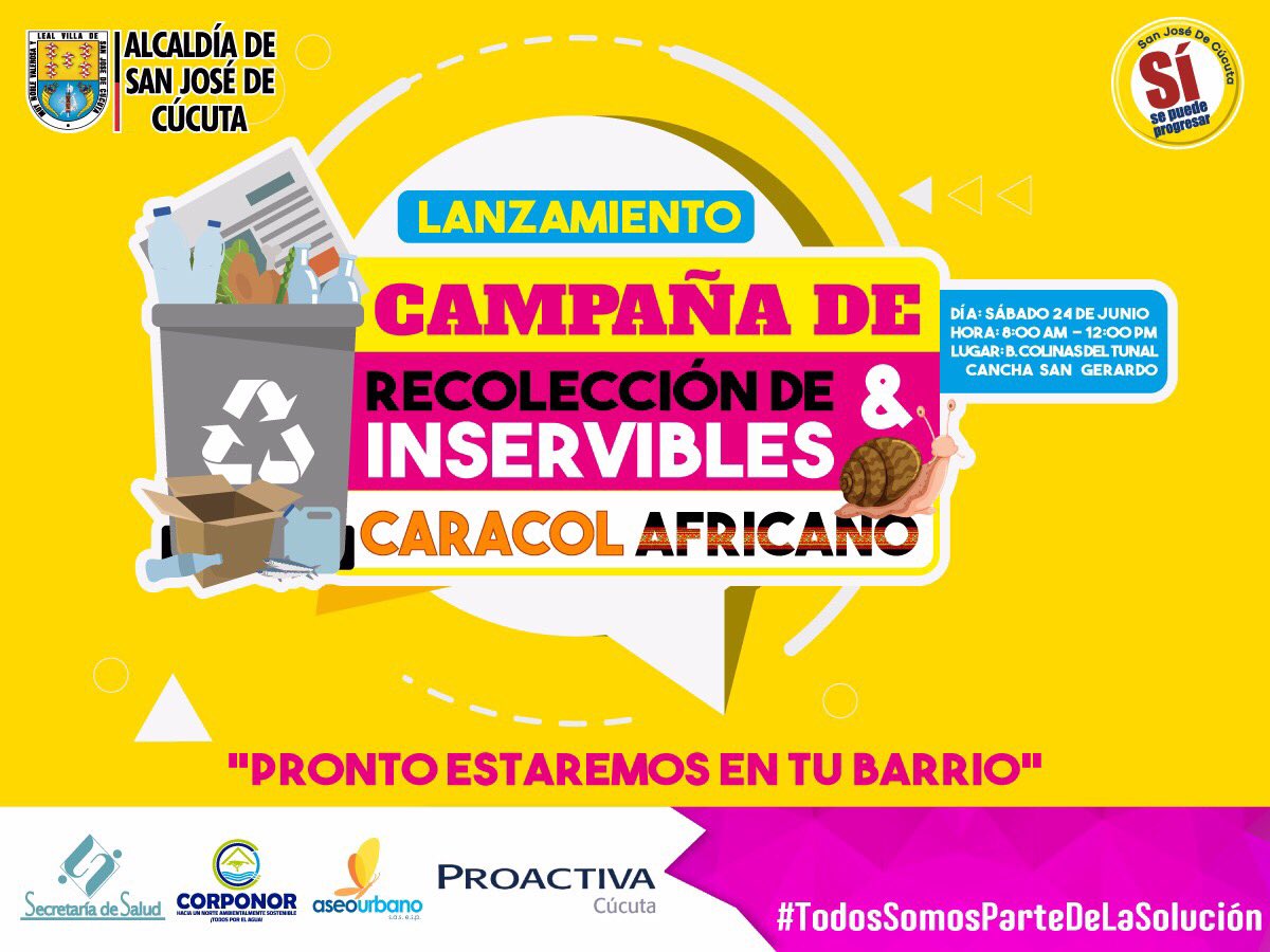 ssaludcucuta's tweet photo. Invitan a toda la comunidad a participar en el lanzamiento de la campaña “TODOS SOMOS PARTE DE LA SOLUCIÓN”. https://t.co/k6lM0LAWKE