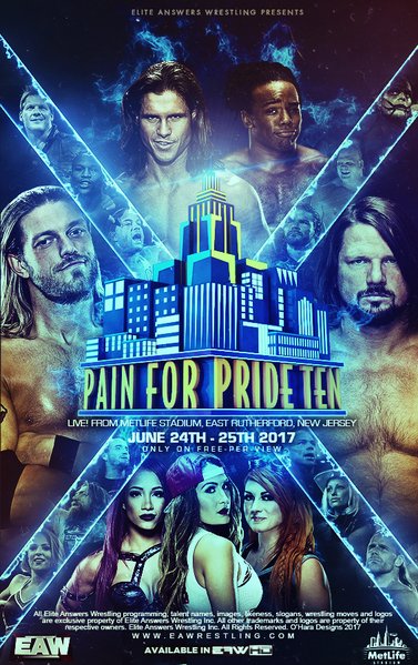 EAW Pain For Pride X (Day 1) goes LIVE tomorrow on Discord for the whole EAW &amp; eFed community to view and react.