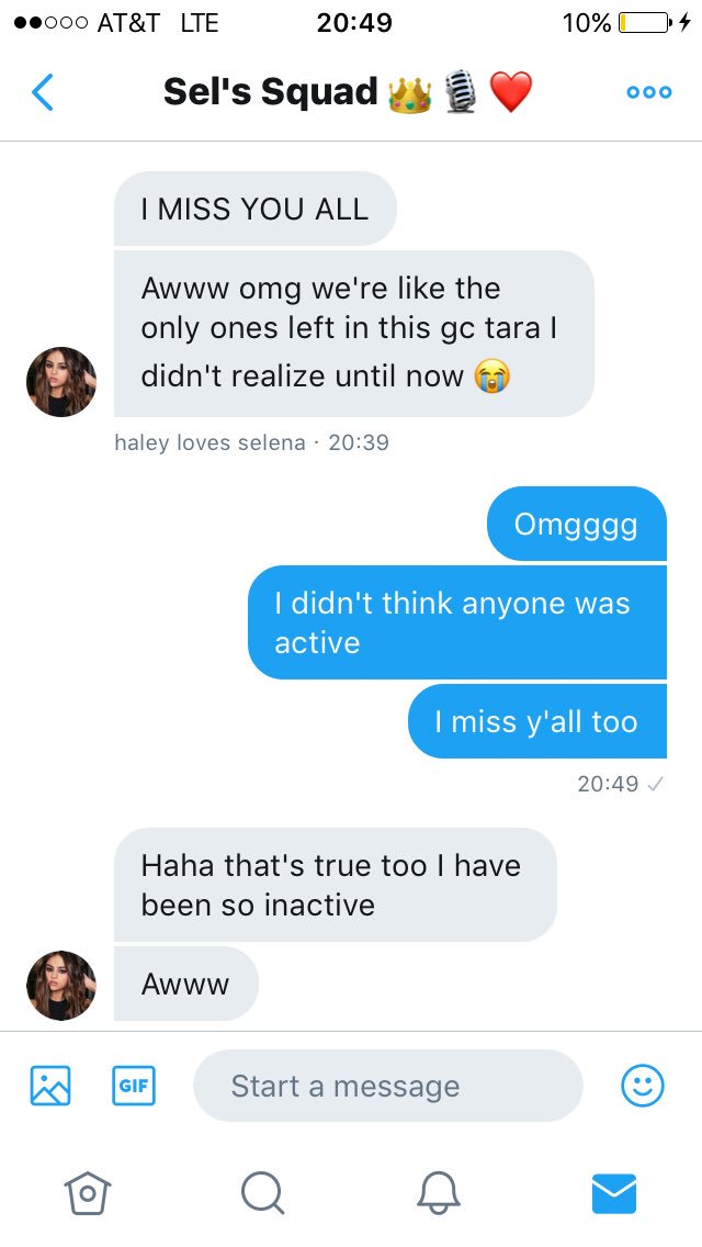 ehshesperfect's tweet image. When someone's active on the gc from summer