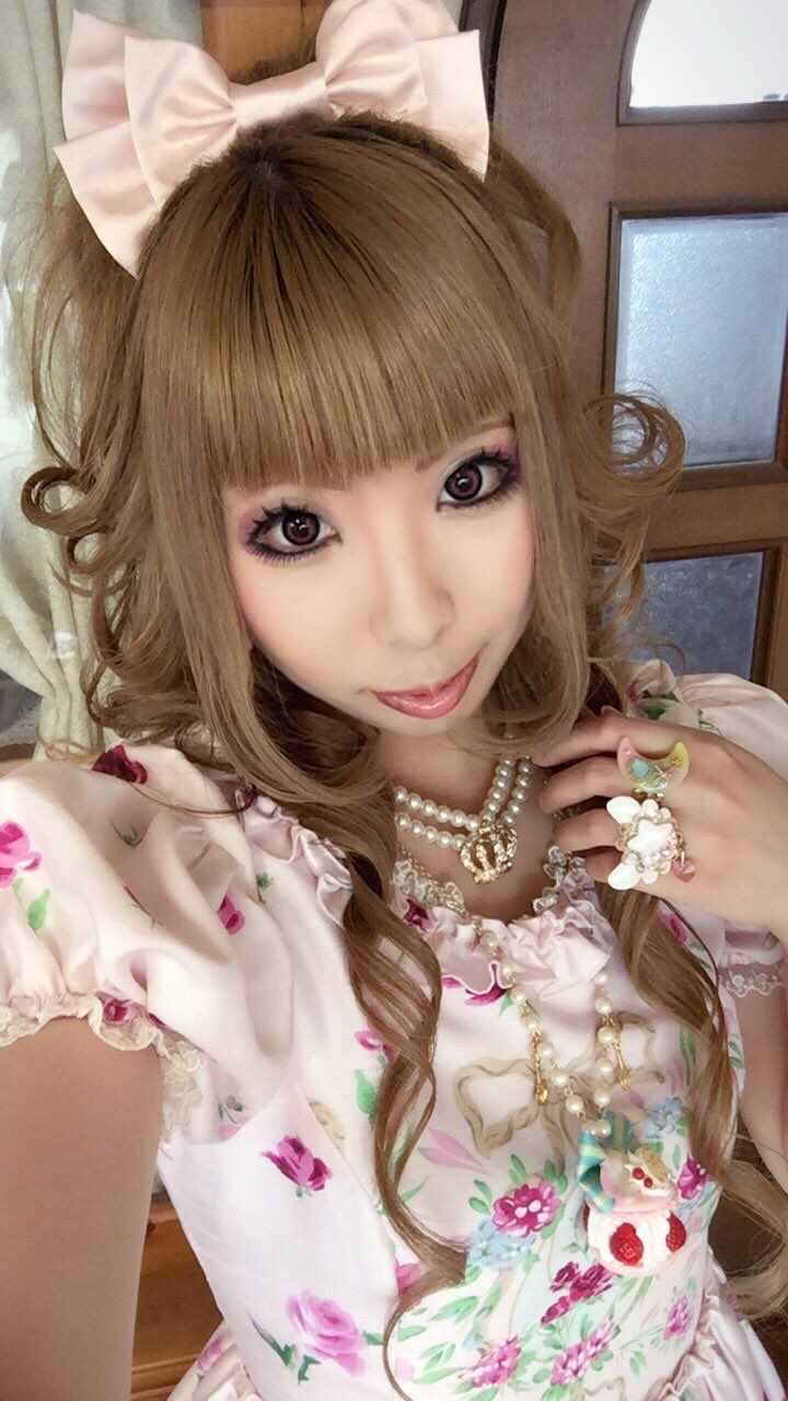 姫ロリ ♡ ジーザスディアマンテ ベアトップ リボン ワンピ 42 LL ジーザスディアマンテ ♡ プリンセスベアワンピ ピンク リボン