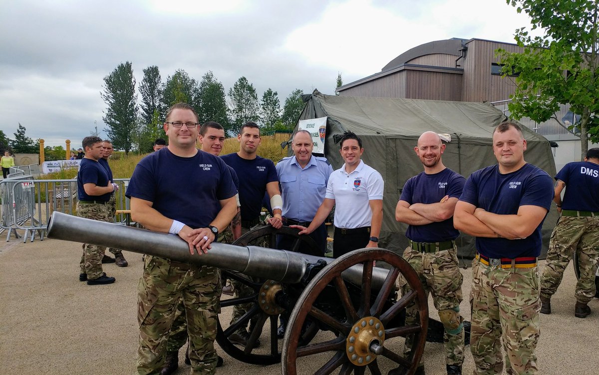 The DMS (W) Field Gun Team are action at the <a href="/Nat_Mem_Arb/">National Memorial Arboretum</a> for #ArmedForcesDay