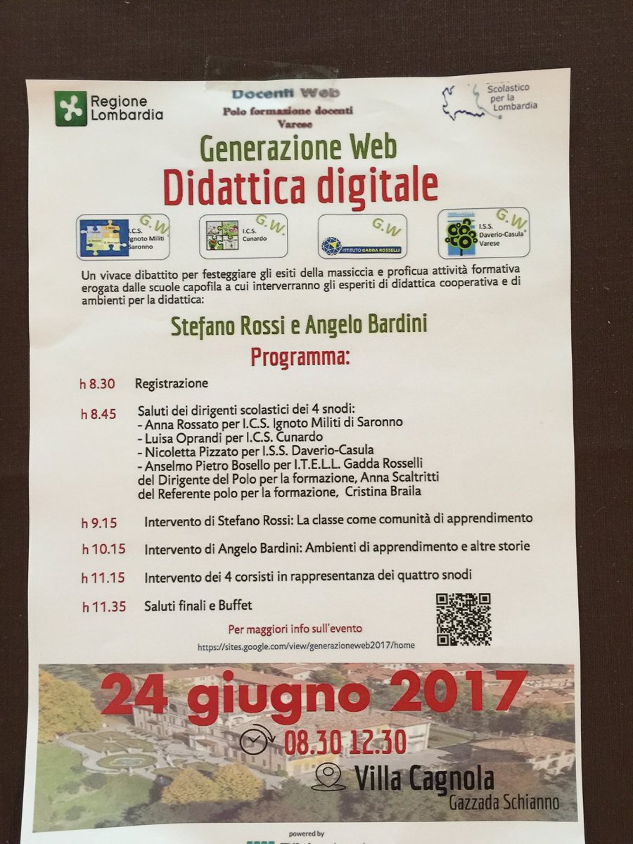 Mingus2011B's tweet photo. #didatticaDigitale #generazioneWeb @dominicipi @danielebarca @jenny_poletti @MorenaTonini @marivarone @Bettananni https://t.co/fR5O7X2PGD
