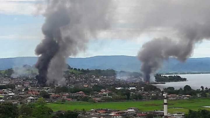 Marawi this 29th day of Ramadhan. 5th week of burning.

#PrayForMarawi 

@MadzAhmadul @WarinaSushil @yusufledesma @akosiibrahim911 @Baibonn