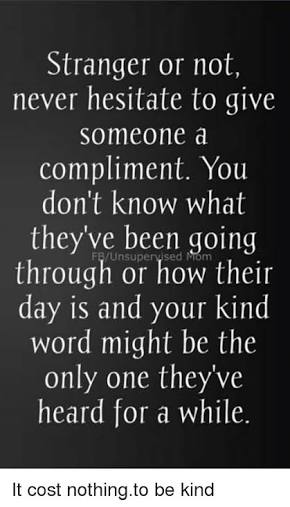 be_hiver's tweet photo. Compliment a stranger, It can make someone's day!
#behiver #conversations #connectingstrangers https://t.co/5SbWh3FWon