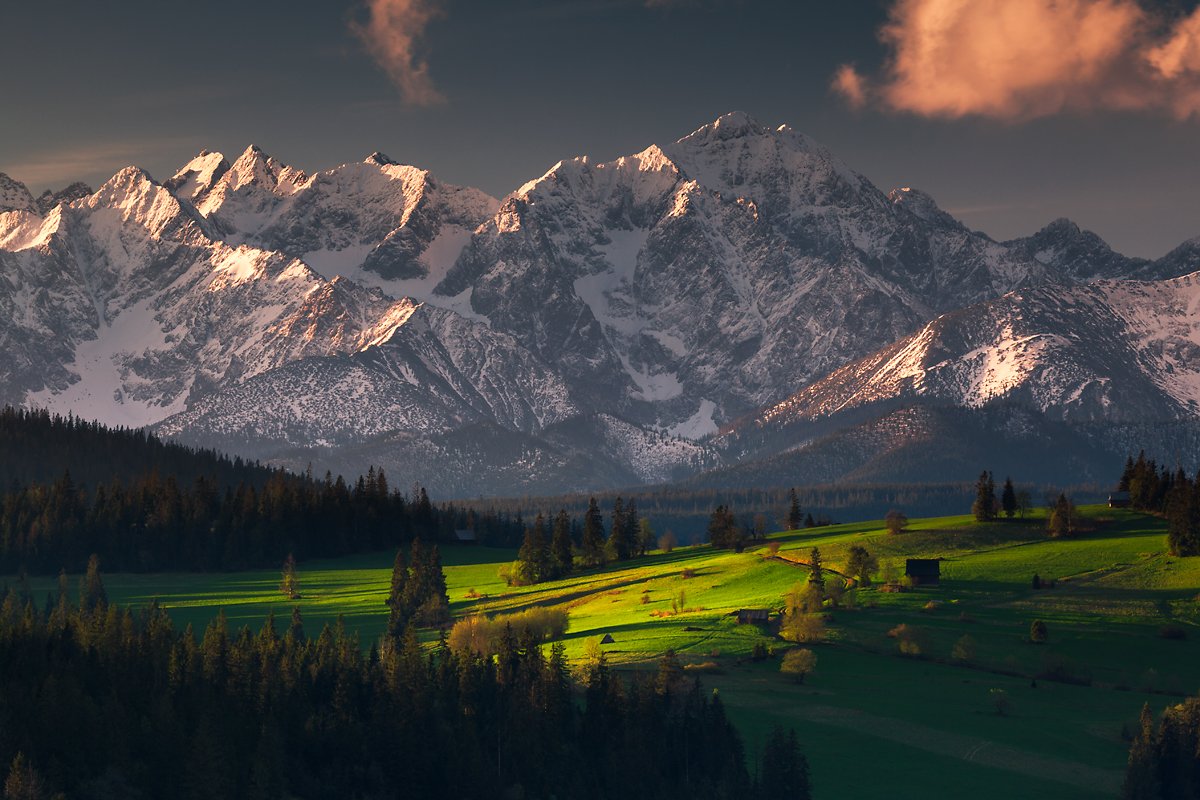 Весна у гор Татры, Словакия