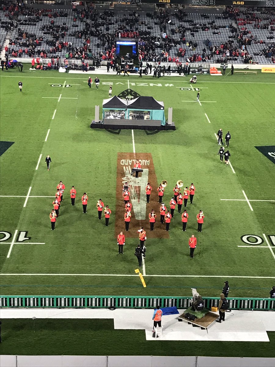 Nice work at #Edenpark by the #NZArmyBand #nzlvbil #LionsNZ2017 #NZLions2017