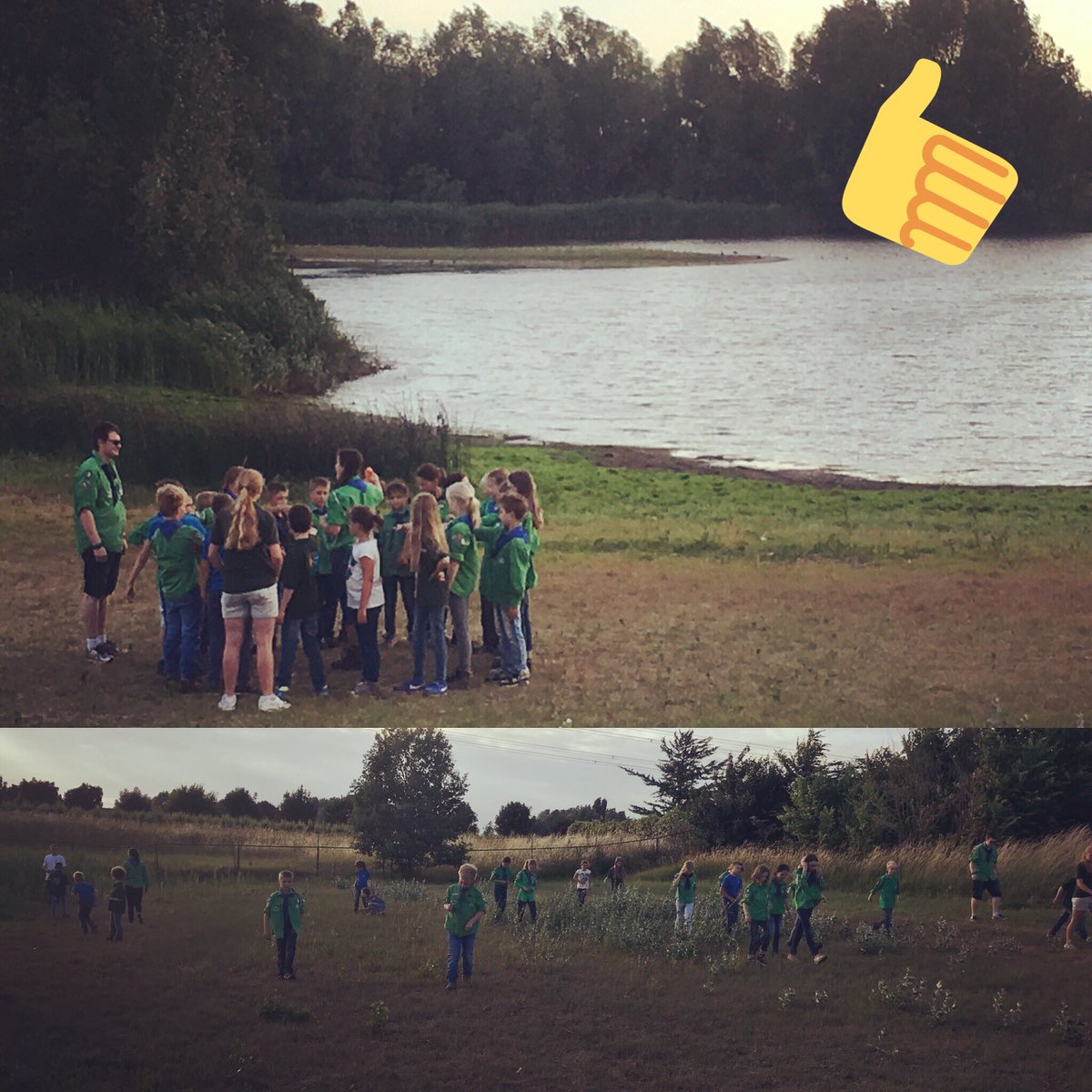 De #Welpen hadden opkomst op ons buiten terrein #scoutsgroessen #welpen #dewaay #cubscouts