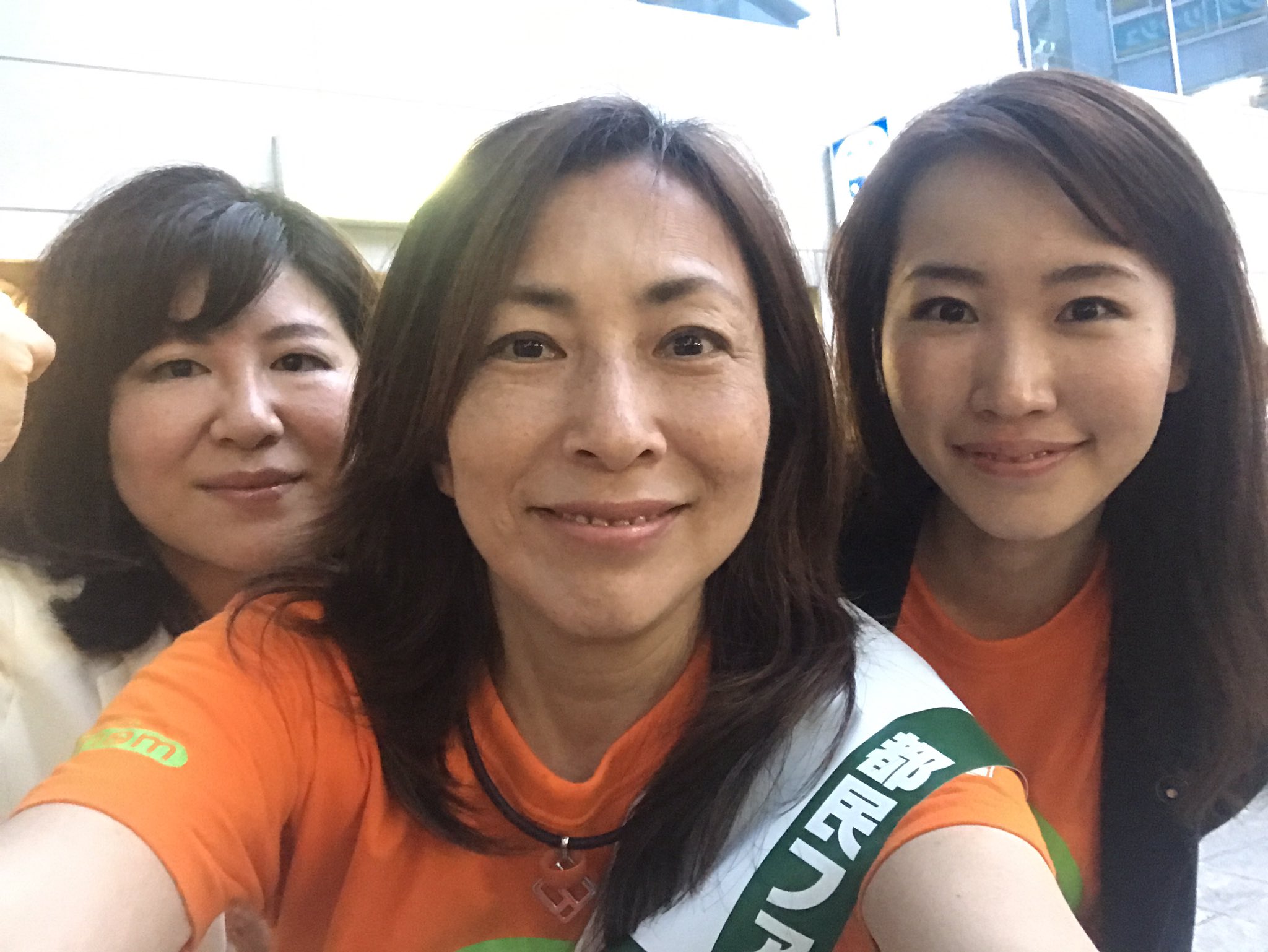 ট ইট র 上田令子 東京都議 自由を守る会代表 篠崎駅頭本日マイク納めまで 街頭演説をしております 改革派女性議員勝手連キャンディーズが揃いました E 水野友貴千葉県議会議員 冨田 かおり埼玉市議会議員 オリパラ成功へむけての首都圏連携は