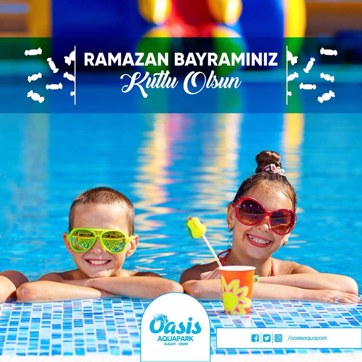 Ramazan bayramınız kutlu olsun! Bayram boyunca birbirinden eğlenceli aktivitelerle birlikte sizlerleyiz, kaçırmayın deriz. #çeşme #alaçatı
