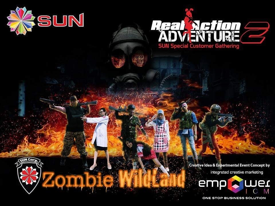 Pastikan kamu sdh terdaftar dlm event super seru &amp; berhadiah "Real Action Adventure 2 Zombie Wildland".

Pendaftaran realactionadventure.com