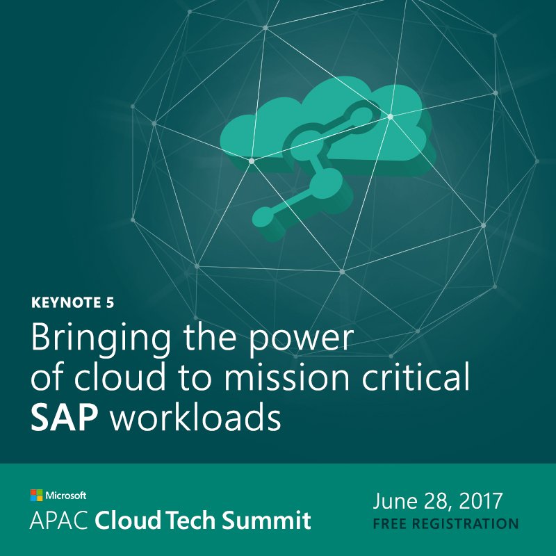 MicrosoftBisnis's tweet image. Bgmn bermitra dgn SAP bisa membantu bisnis skalabilitas, fleksibilitas, dan penghematan biaya. Cek msft.social/oFjcVG #CloudTechSummit