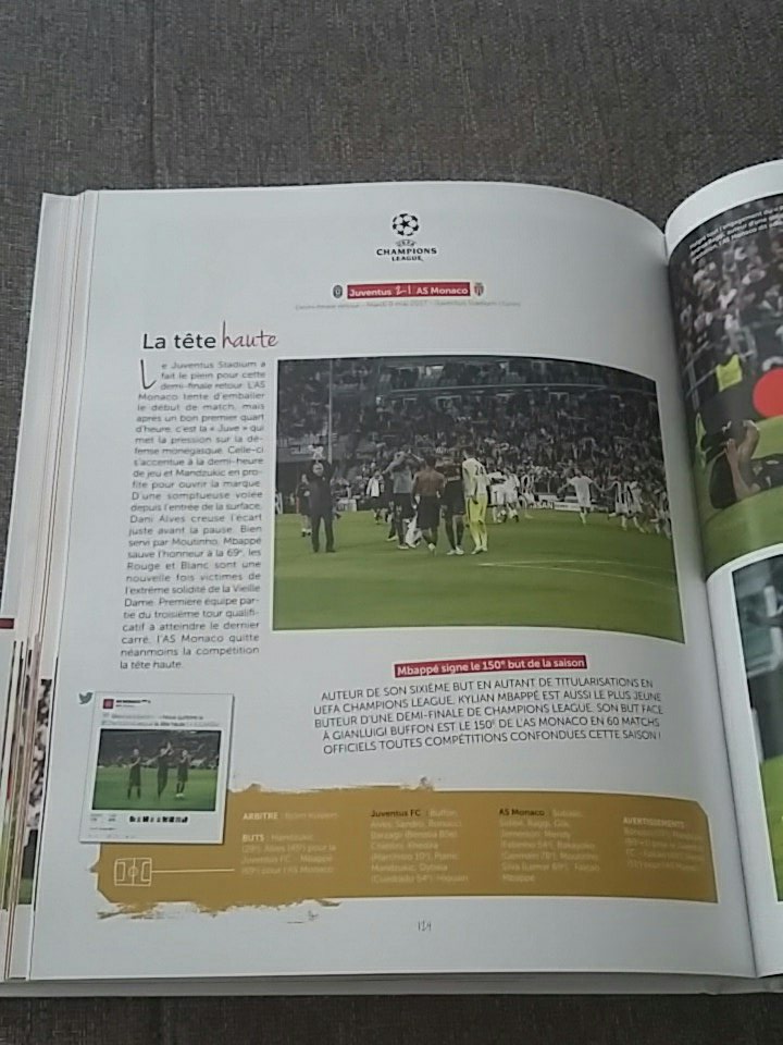 FrancoisOllivon's tweet photo. @AS_Monaco @YannickEnzo06 Quel souvenir... malgré la défaite ! #JUVASM
Daghe Munegu !!!
Magnifique bouquin ! Merci @AS_Monaco https://t.co/eeGHhvBNiB