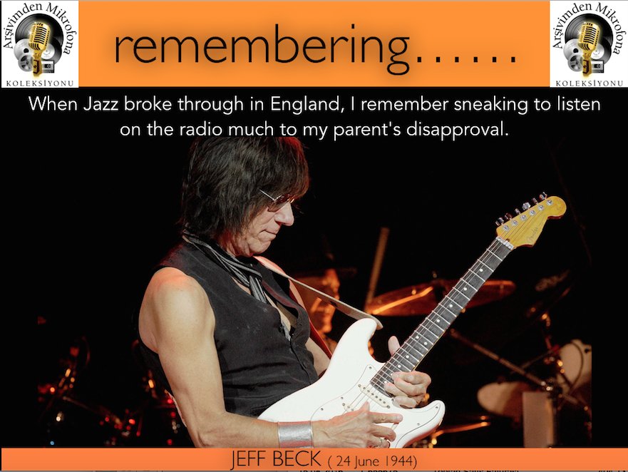 Happy birthday to Jeff Beck Born on 24 June 1944  
