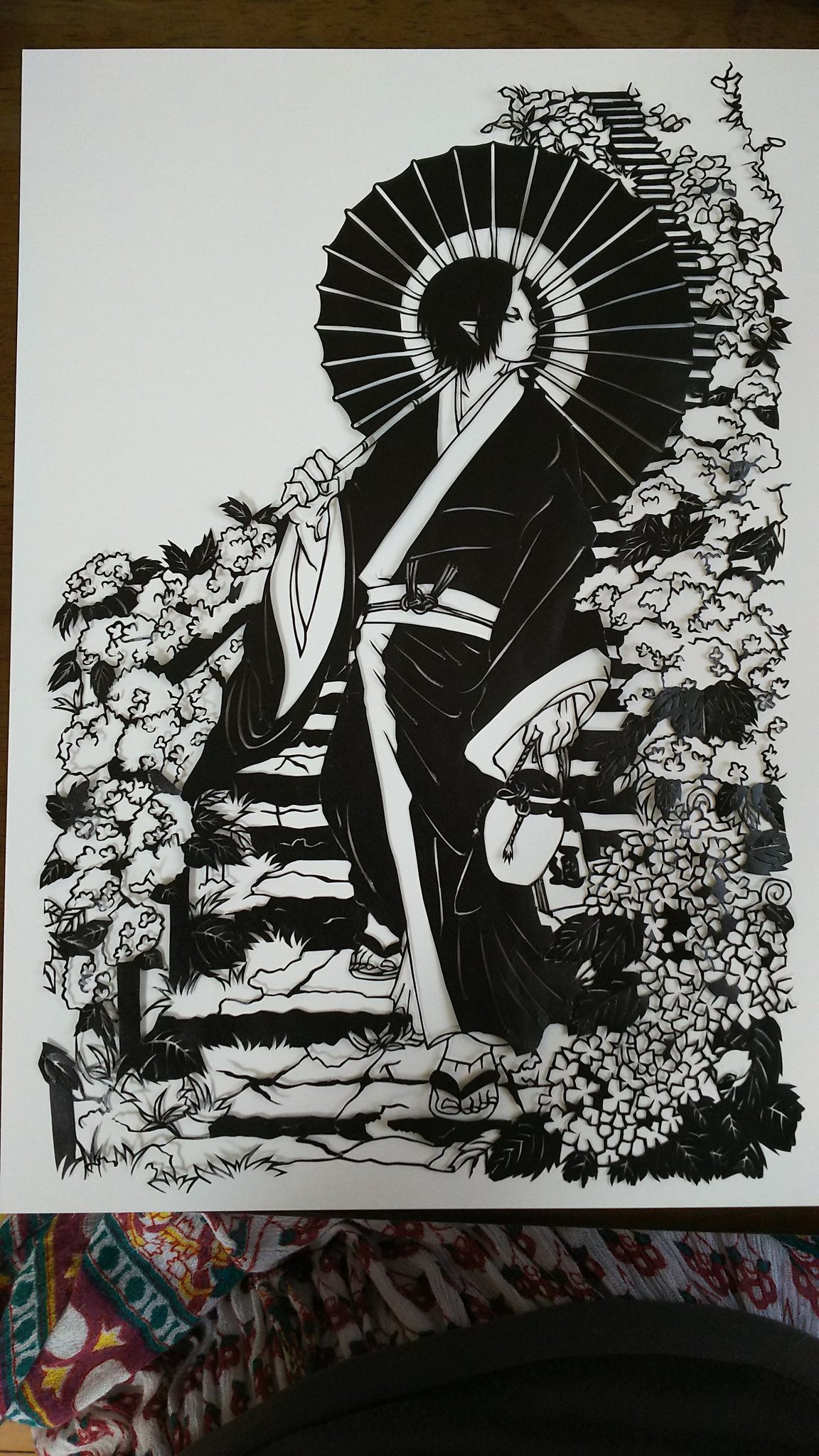切り絵 切り絵 虎 - KYU-SAN'S GALLERY | minne byGMOペパボ 国内最大級