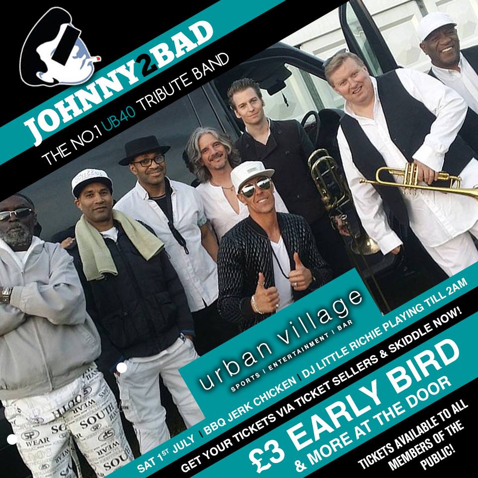 UrbanVillageBar's tweet photo. @Johnny2badlive LIVE @UrbanVillageBar Sat 1st July | 8.00PM-2.00AM | Tickets via https://t.co/QW4A6mEzAZ or https://t.co/nhLzB6C4Lc https://t.co/UwP4eq9iXN